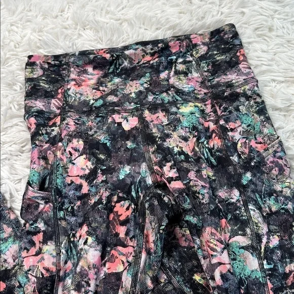 Lululemon Fast & Free 7/8 Tight II *Nulux 25" Dappled Daze Multi - Picture 2 of 6